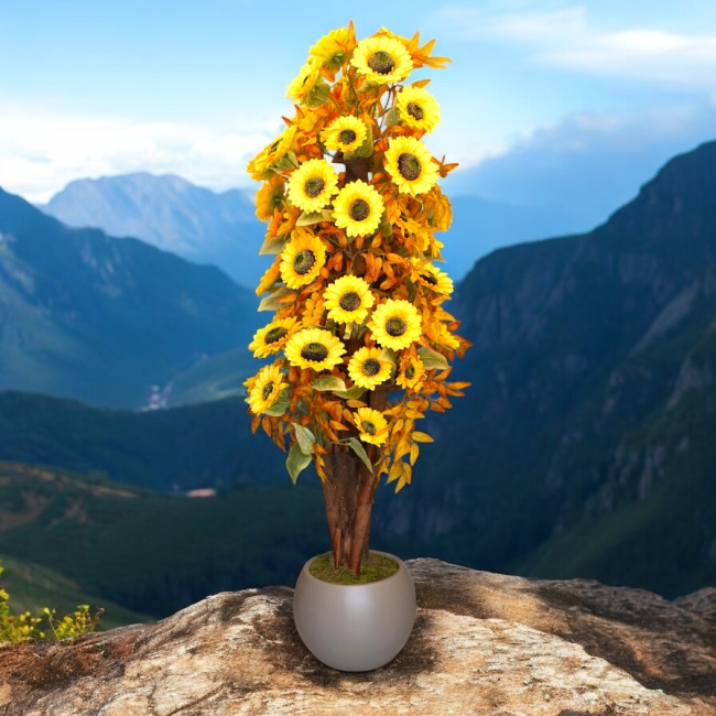 Ayçiçeği ağacı büyük çiçekli